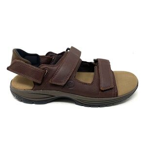 Dunham St. Johnsbury Leather Sandals Brown Waterproof Men’s NIB
